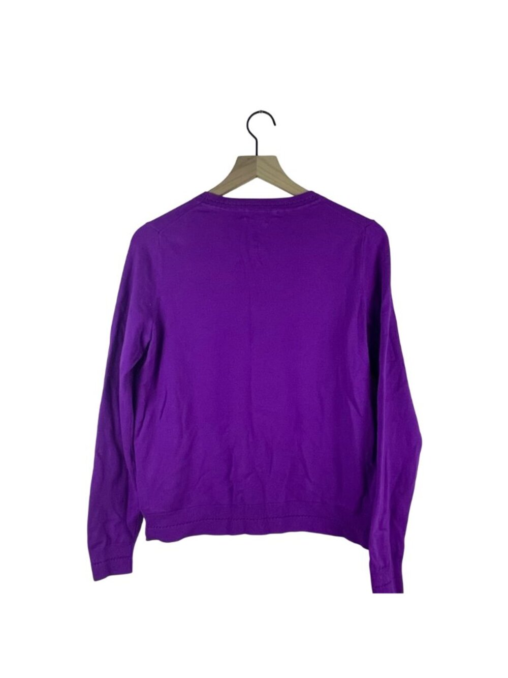 Boden Womens Purple Long Sleeve Cotton Sweater Medium Crew Neck Lightweight - Picture 6 of 9